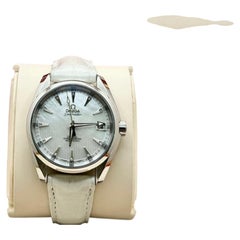 Omega Seamaster Aqua Terra 231.13.39.21.55.001 Steel MOP Diamond Dial Box Paper