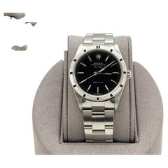 Rolex Air King Precision 14010M 14010, 34 mm, cadran noir, acier inoxydable
