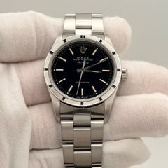 Rolex Air King Precision 14010M 14010, 34 mm, cadran noir, acier inoxydable