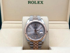 Rolex Datejust 41 126331 41mm Sundust Dial 18k Rose Gold Stainless Steel Box