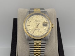 Rolex Datejust 16233 36mm Jubilee Dial 18K Yellow Gold Stainless Steel