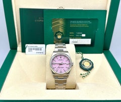 2025 Rolex Oyster Perpetual 126000 36mm Candy Pink Dial Steel Box Papers