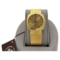 Vintage Patek Philippe Calatrava 3525 32mm Cadran Champagne Or Jaune 18k