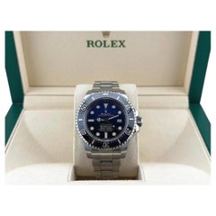 Rolex Sea Dweller Deepsea 116660, 44 mm, James-Cameron-Blau, schwarz, Keramik, Edelstahl, Box