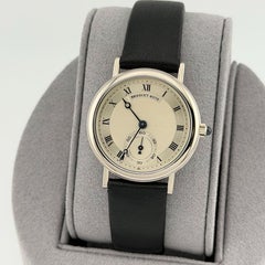 Breguet Classique 3210 30.5mm Silver Roman Dial Manual Winding 18k White Gold