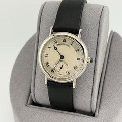Breguet Classique 3210 30.5mm Silver Roman Dial Manual Winding 18k White Gold