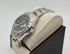 Rolex Explorer II 16570 40mm Schwarzes Zifferblatt aus Edelstahl