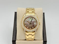 Rolex Pearlmaster 81158 34 mm, cadran et lunette en nacre avec diamants, bracelet Jubilee, coffret en or 18 carats, avec papiers