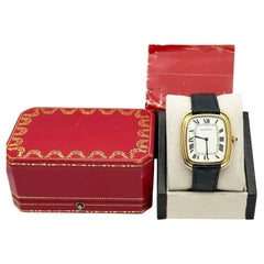 Vintage Cartier Jumbo Gondole 97050 PARIS STAMPED 18K Yellow Gold Box Booklet