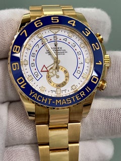 Rolex Yacht Master II 116688 44mm 18K Yellow Gold Blue Ceramic Box Paper 2022
