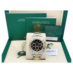 2024 Rolex Daytona 126503 Black Dial 18K Yellow Gold Stainless Steel Box Paper
