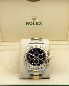 2024 Rolex Daytona 126503 Black Dial 18K Yellow Gold Stainless Steel Box Paper