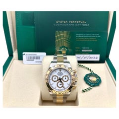 2026 Rolex Daytona 126503 White Dial 18K Yellow Gold Stainless Steel Box Paper