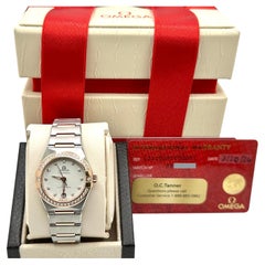 NEW 2026 Omega Constellation 131.25.29.20.52.001 Diamond Bezel 18K Gold Steel