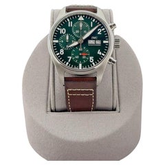 IWC Pilot Chronograph 41 IW388103 41 mm, grünes Zifferblatt, Edelstahl, mit Originalverpackung und Papieren