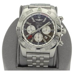 Breitling Chronomat GMT AB0410 47mm Brown Dial Stainless Steel
