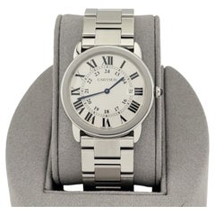 Cartier Ronde Solo 2934 W6701005 36mm Silver Dial Stainless Steel