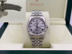 2004 Rolex Datejust 16200 36mm Silver Roman Dial Stainless Steel Jubilee