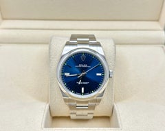 Rolex Oyster Perpetual 114300 39mm Blue Dial Stainless Steel