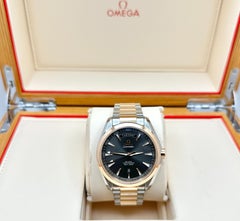 Omega Seamaster Aqua Terra Day Date 231.20.42.22.06.001 18-Karat-Gold, Edelstahl, Originalverpackung, Papiere