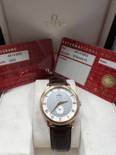 Omega De Ville Prestige 4614.30.02 39mm 18K Rose Gold