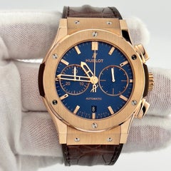 Hublot Classic Fusion Chronograph King Gold Blue 541.OX.7180.RX 18K Rose Gold