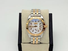 Breitling Galactic 36 C37330/A724 Mother of Pearl Dial 18k Rose Gold Steel Paper