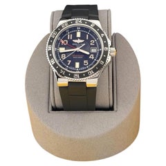 Breitling Superocean GMT A32380 41mm Black Dial Stainless Steel Box Papers