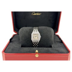 Cartier Panthere WF3118F3 1660 22mm Factory Diamond Bezel Lugs 18k White Gold