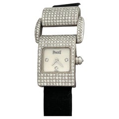 Piaget Miss Protocole 5225 Mother Of Pearl Diamond Case & Dial 18k White Gold
