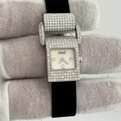 Piaget Miss Protocole 5225 Mother Of Pearl Diamond Case & Dial 18k White Gold