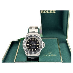 Vintage Rolex Submariner No Date 5512 METERS FIRST Patina Dial Steel 40mm Box