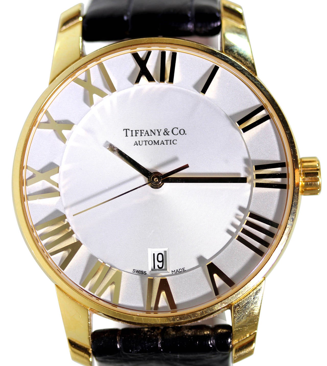 Women's Tiffany & Co. Yellow Gold Atlas Automatic Wristwatch