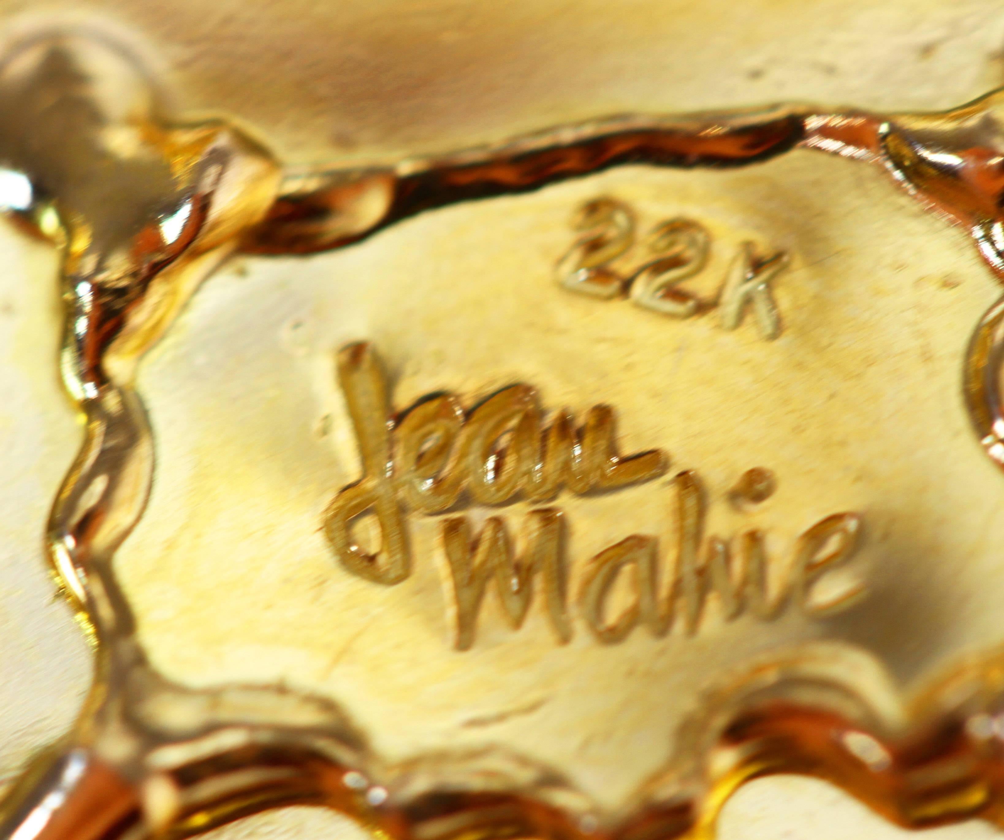 Jean Mahie Gold Pendant Necklace 3