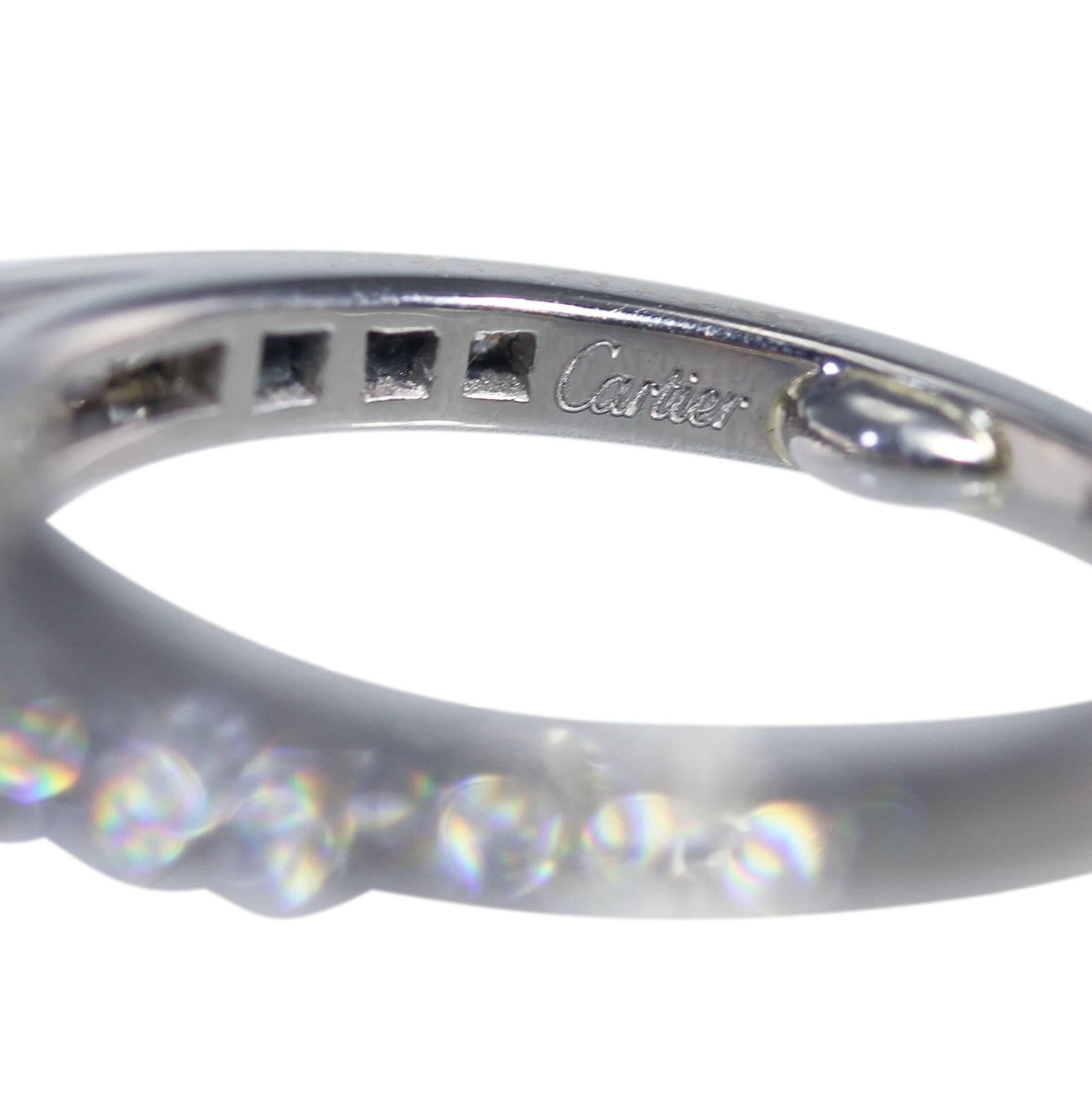 Cartier 1.55 Carat GIA Cert Diamond Platinum Engagement Ring 2