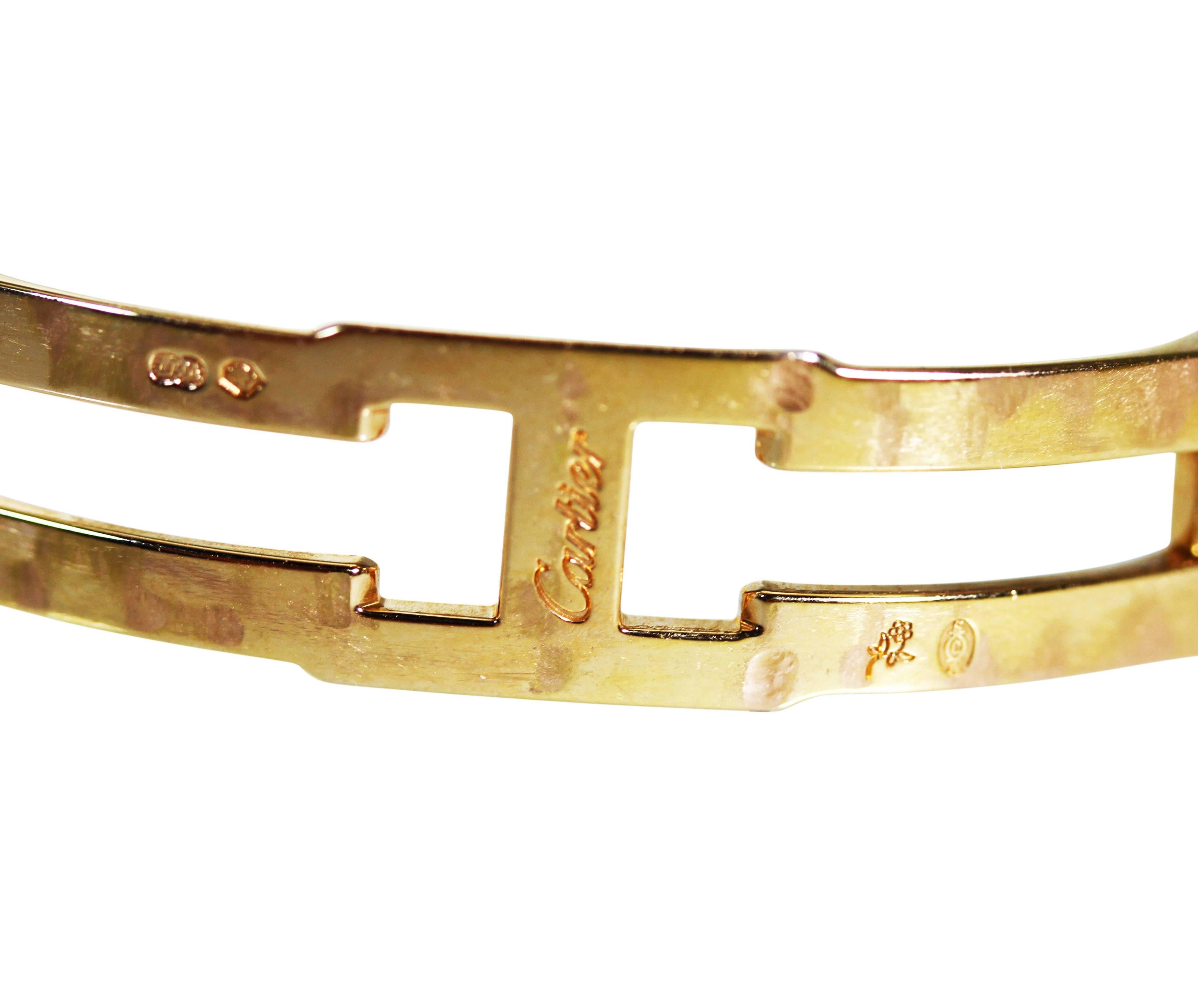 Cartier Ladies Yellow Gold Santos Demoiselle Quartz Wristwatch For Sale 3