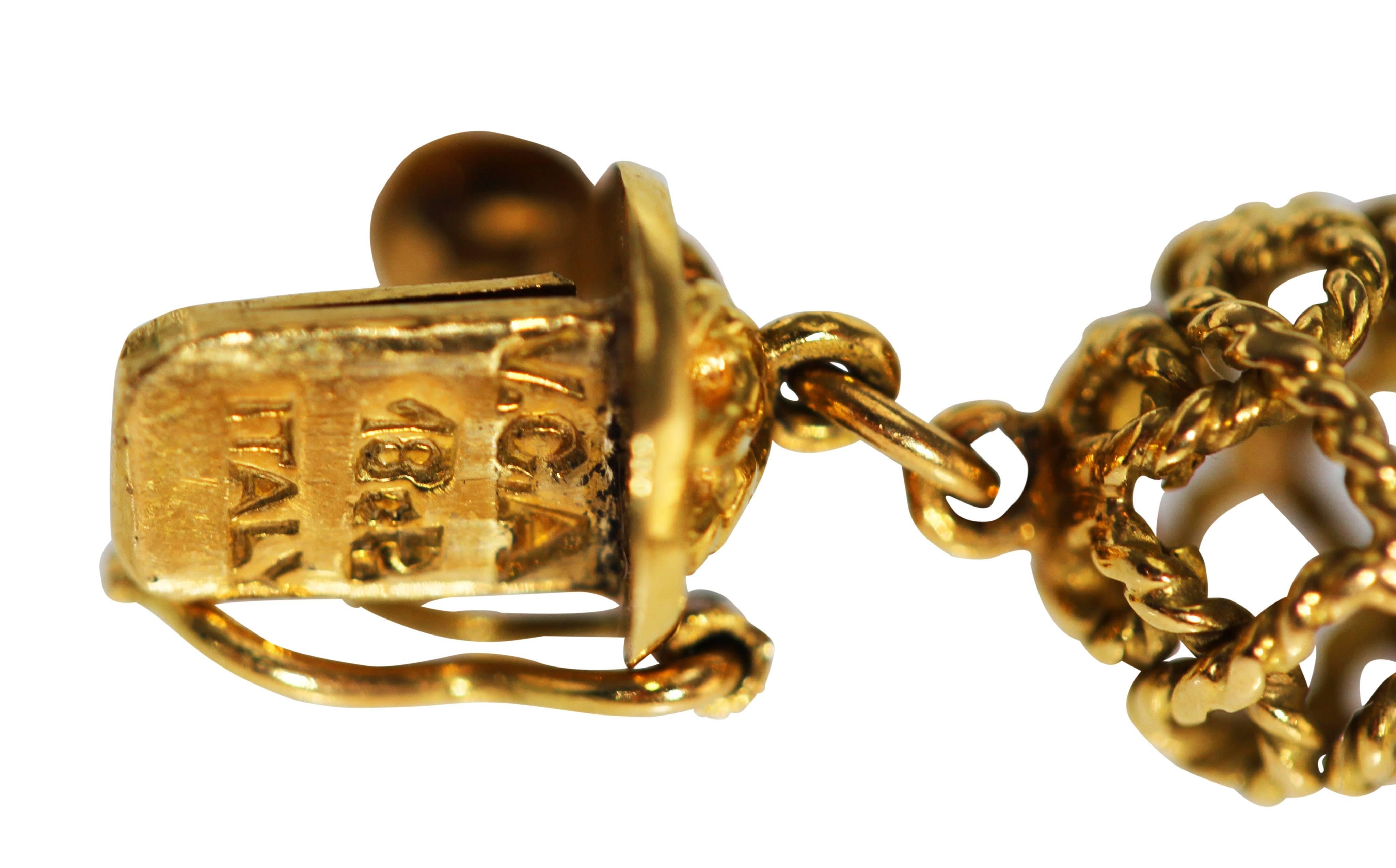 1960s Van Cleef & Arpels Gold Longchain Necklace In Excellent Condition In Atlanta, GA