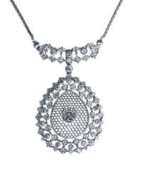 Buccellati "Tulle" Diamond Gold Convertible Pendant Necklace