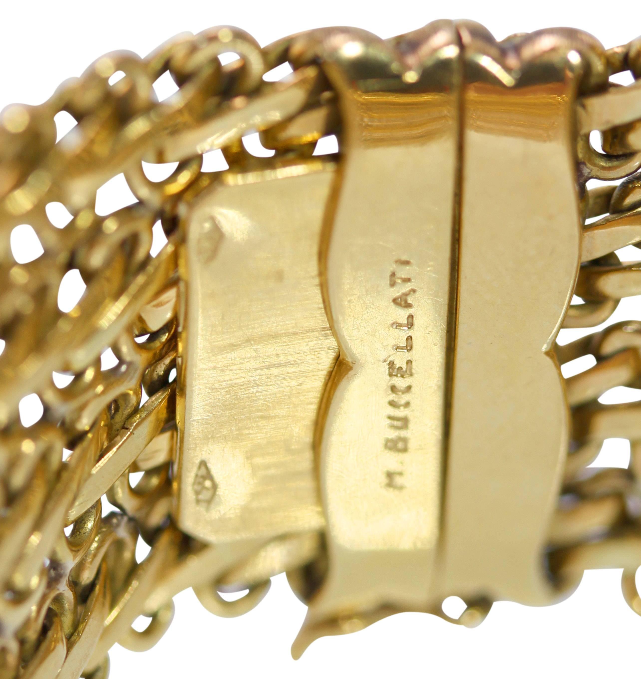 1970s Buccellati Gold Link Bracelet 1