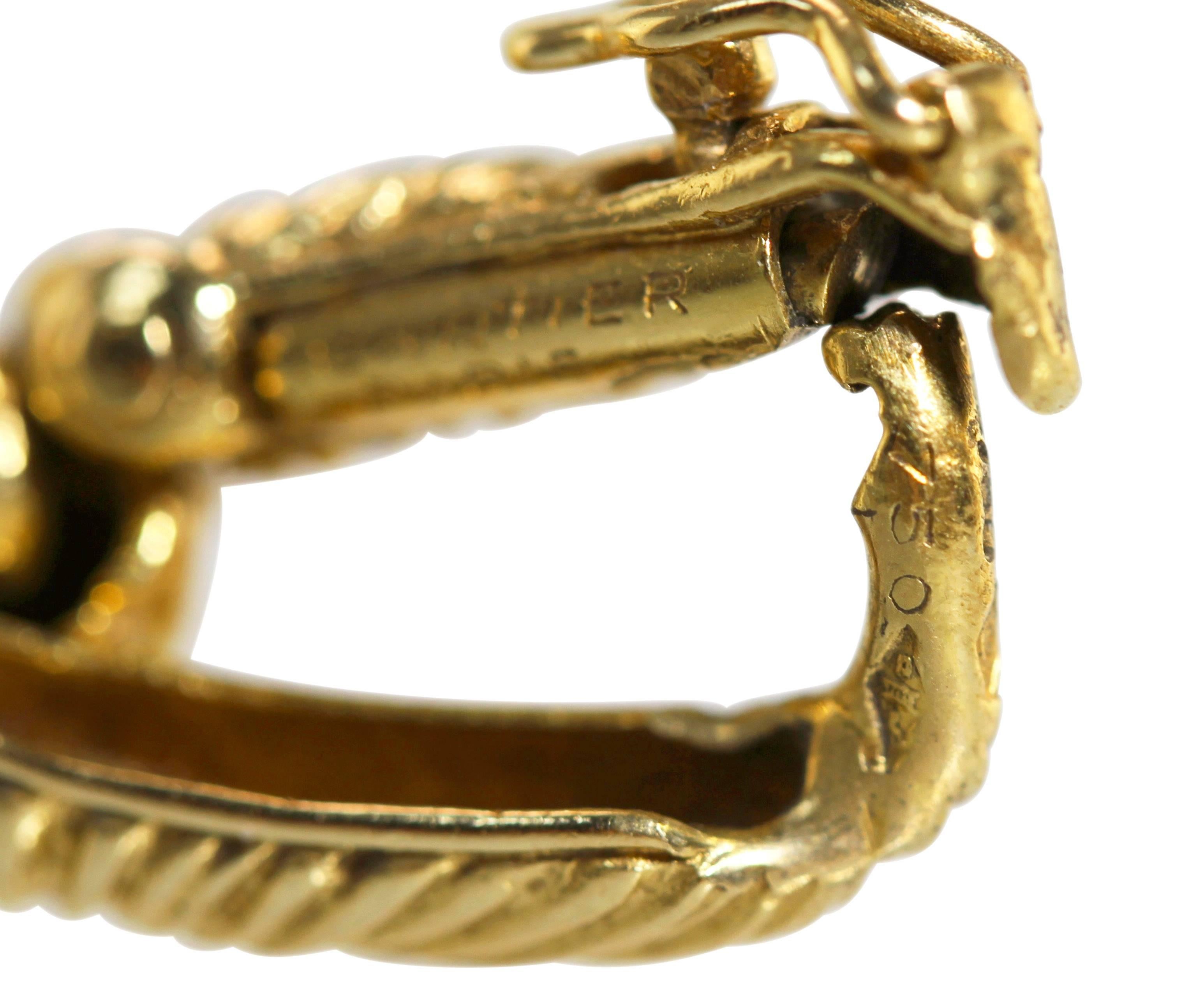 Men's 1970s Cartier Gold Link Bracelet For Sale