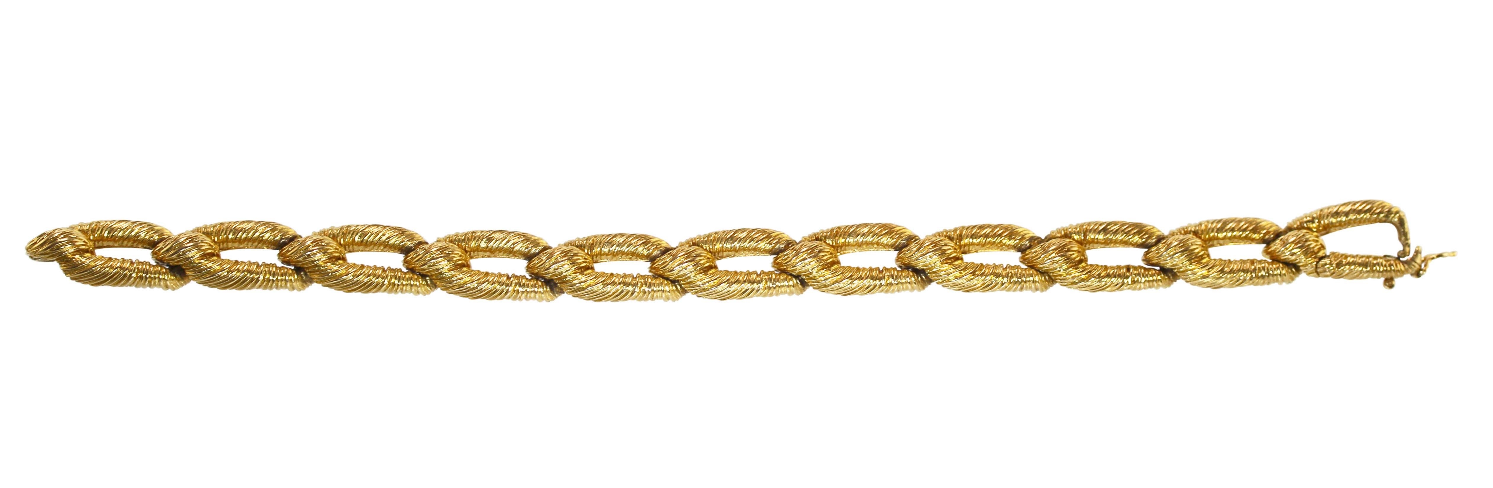 cartier gold chain bracelet