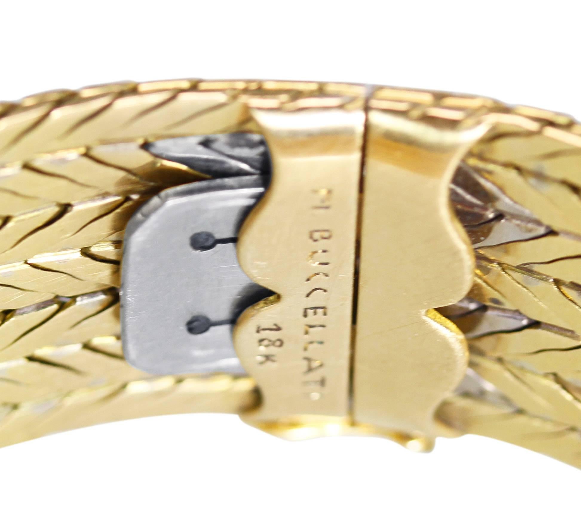 Buccellati Two-Tone Gold Woven Bracelet 1