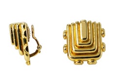 Cartier Gold Earclips