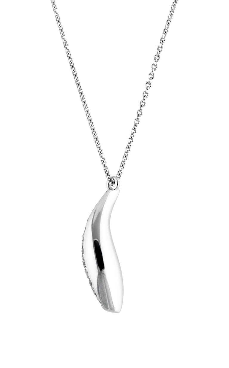 Frank Gehry for Tiffany & Co. Diamond and White Gold Pendant-Necklace In Excellent Condition In Atlanta, GA