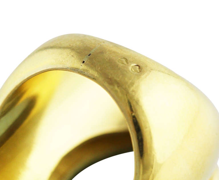 Large 40 Carat Aquamarine and Gold Ring 1