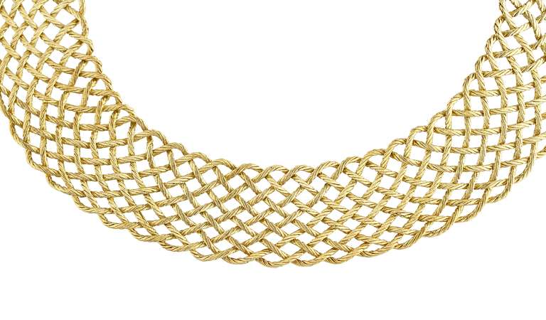 Buccellati Gold 'Crepe de Chine' Necklace In Good Condition In Atlanta, GA