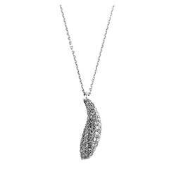 Frank Gehry for Tiffany & Co. Diamond and White Gold Pendant-Necklace