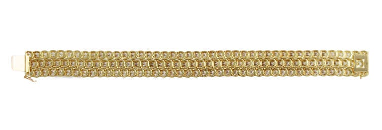 Women's Van Cleef & Arpels Diamond Gold Bracelet