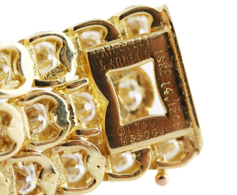 Van Cleef & Arpels Diamond Gold Bracelet 2