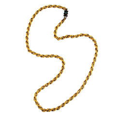 Mid 19th Century, Gold, Silver and Turquoise Necklace